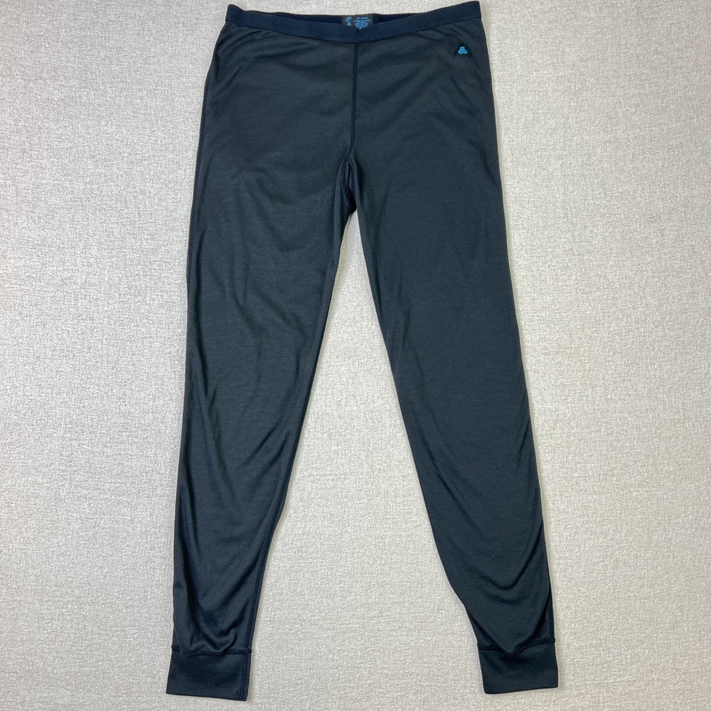Vintage 90s Nike ACG Base Layer Pants Thermals Size Large Black Tapered USA Made